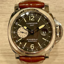 渋谷店で、パネライのPAM00088、ルミノールGMTという時計を買取ました。状態は若干の使用感がある中古品です。