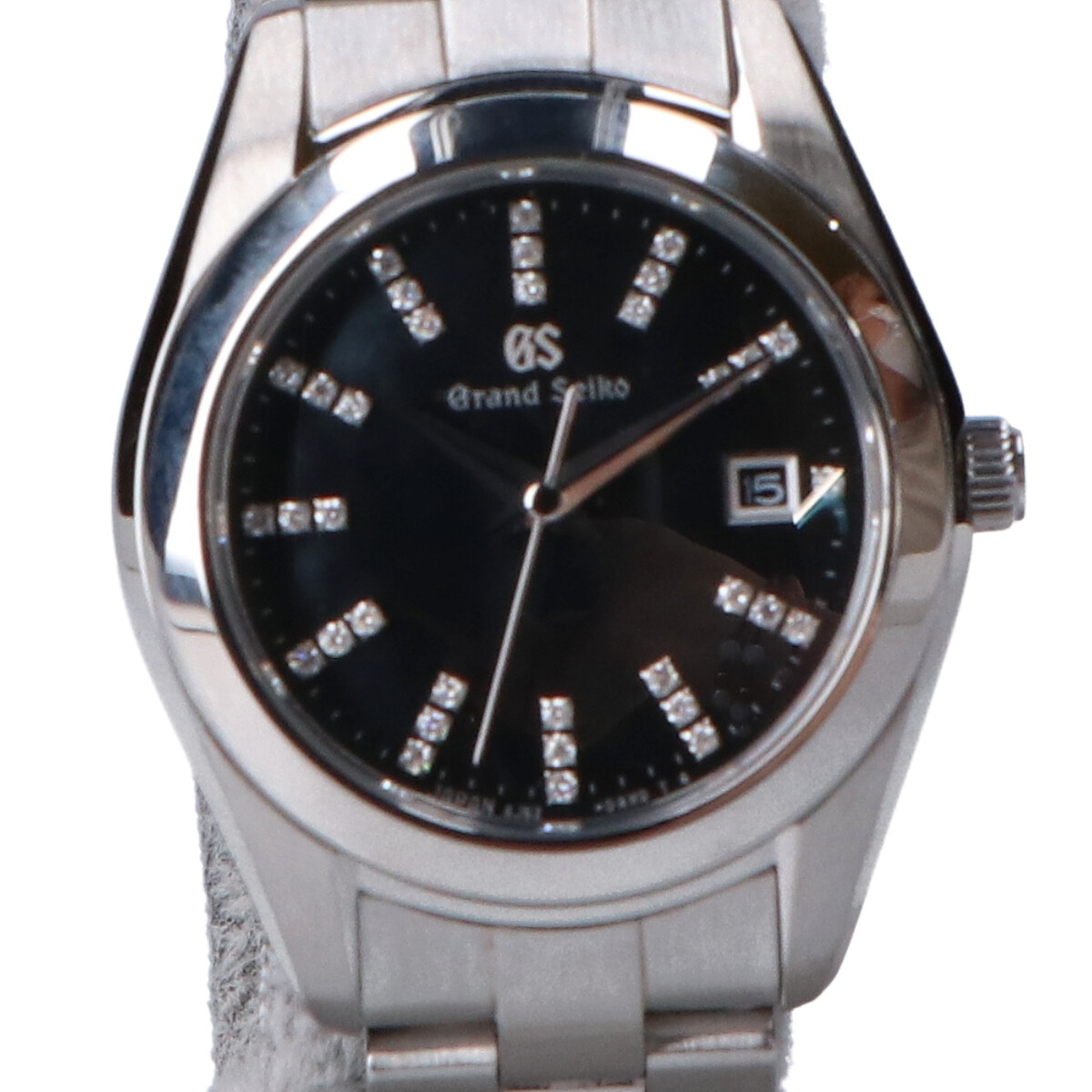 グランドセイコーのマスターショップ限定エレガントコレクション STGF271 シェル×ダイヤモンド文字盤 クオーツ腕時計 シルバー×ブラックの買取実績です。