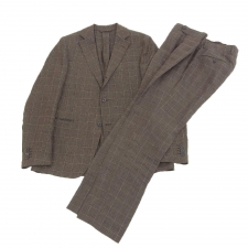 大阪心斎橋店の出張買取にて、トッズのリネン100％が素材として使用されたウィンドウペーンデザインの2Bシングルスーツを高価買取いたしました。状態は通常使用感のお品物です。