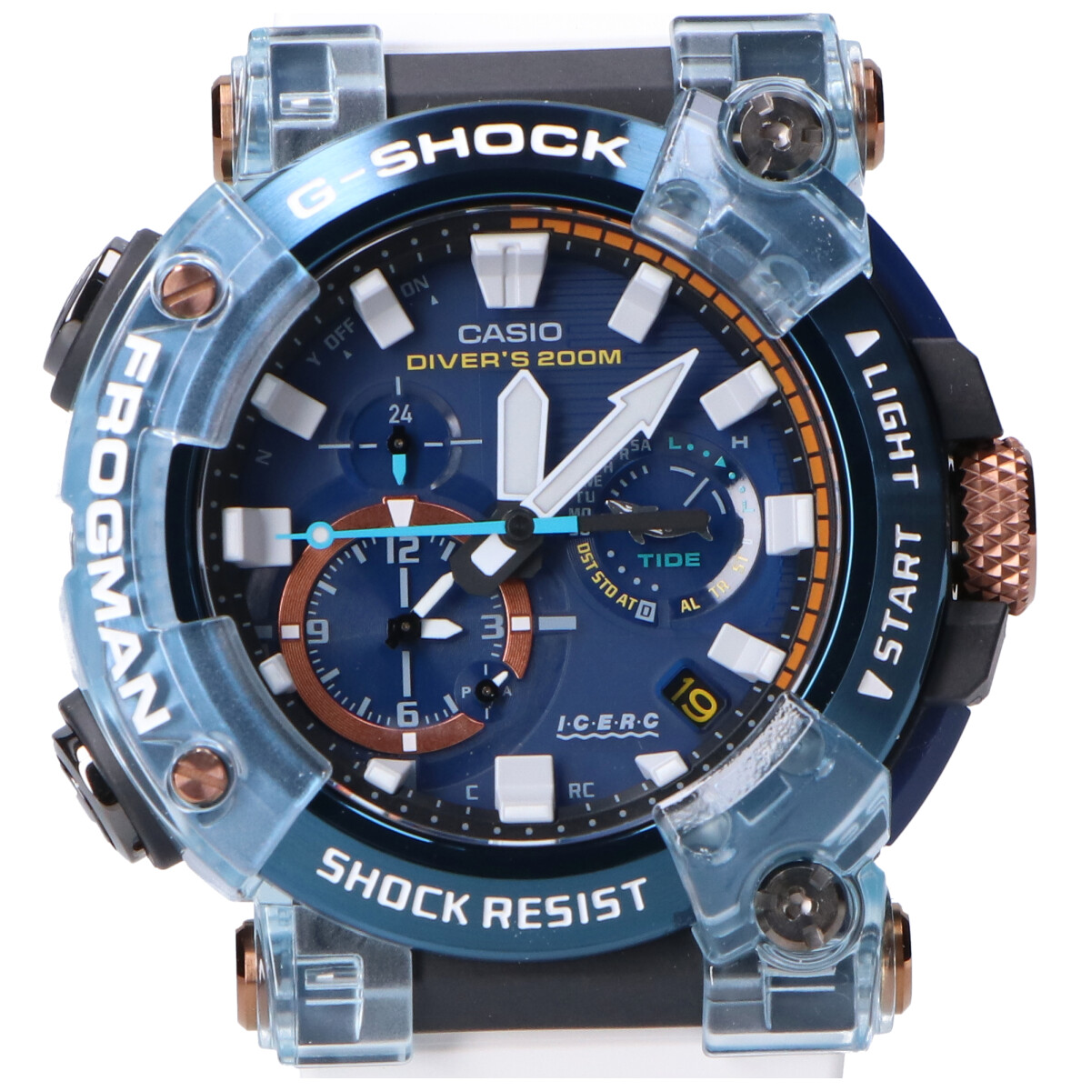 G-SHOCKのGWF-A1000K-2AJR フロッグマン Love The Sea And The Earth イルカ・クジラモデル 30周年記念 タフソーラー電波 腕時計の買取実績です。
