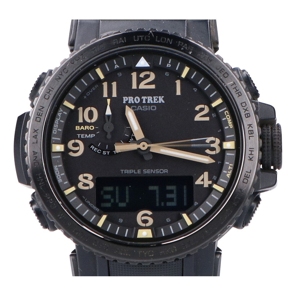 カシオのPRW-50FC-1JF プロトレッククライマーライン マルチバンド6 タフソーラー電波アナデジ腕時計の買取実績です。