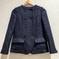浜松入野店でミナペルホネンのcanicheのダブルジャケットを買取りました。状態は若干の使用感がある中古品です。