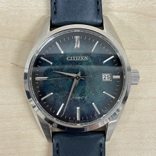 広尾店で、シチズンの銀箔漆文字板モデルの自動巻き腕時計、NB1060-12Lをお買取しました。状態は未使用に近い試着程度の品です。