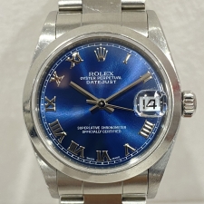 浜松入野店で、ロレックスのA番のデイトジャストの自動巻き時計、78249を買取ました。状態は目立つ傷、汚れ、使用感のある中古品です。