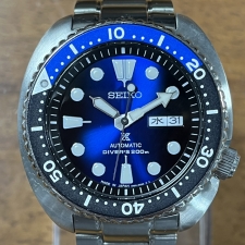 セイコー SBDY013 プロスペックス メカニカル ダイバースキューバ タートル ディープブルーバットマン 自動巻き時計 買取実績です。