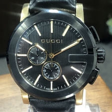心斎橋店にて、グッチのクォーツ腕時計であるG-クロノラージウォッチ・101.2を高価買取いたしました。状態は通常使用感のお品物です。