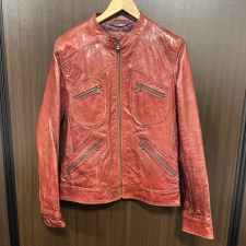 心斎橋店の出張買取で、ドルチェ＆ガッバーナのベイビーラムレザーを使用したシングルライダースジャケットを買取しました。状態は綺麗な状態の中古美品です。