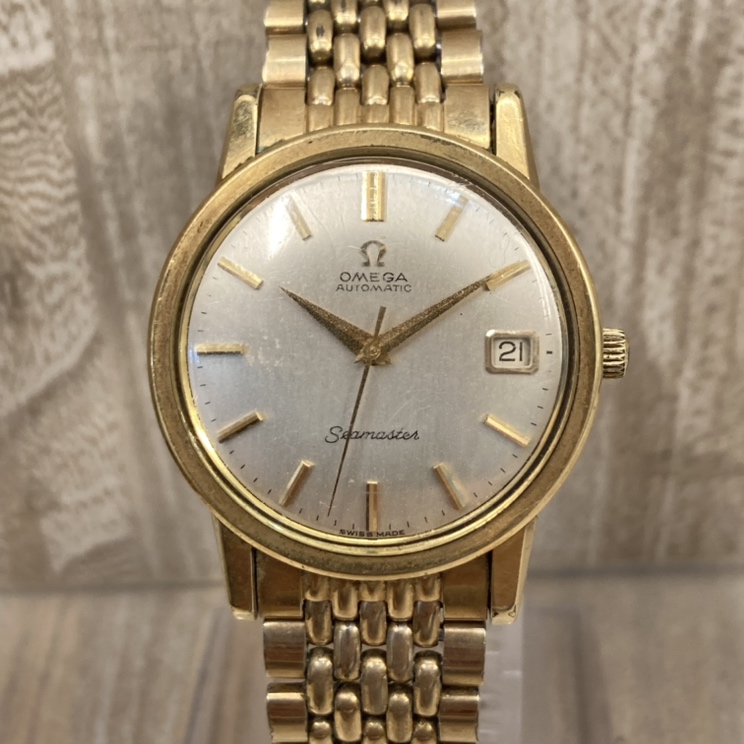 オメガのシーマスター ref.166.003 cal.562 デイト付き自動巻き腕時計の買取実績です。