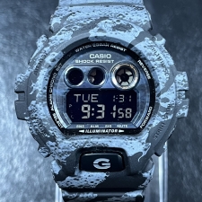 神戸三宮店にて、ジーショック×マリハシの海外限定モデルであるルナボンサイカモフラージュ腕時計・GD-X6900MH-1ERを高価買取いたしました。状態は未使用に近い試着程度の品です。