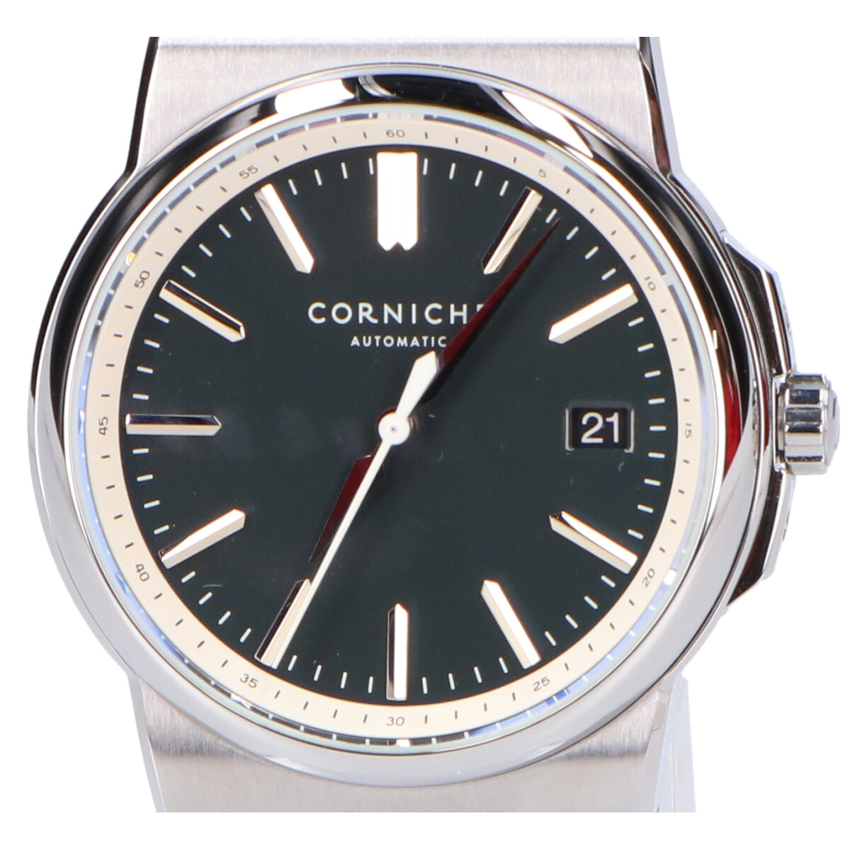 コーニッシュのRef.89306 ラグランデコーニッシュ ブルーダイヤルデイト自動巻き腕時計の買取実績です。