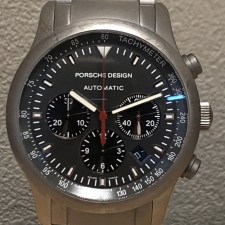 神戸三宮店で、ポルシェデザインのダッシュボードクロノグラフ腕時計・P6612を高価買取いたしました。状態は通常使用感のお品物です。