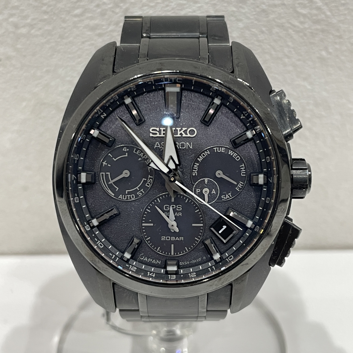セイコーのアストロン グローバルライン ソーラー電波 腕時計 SBXC069の買取実績です。