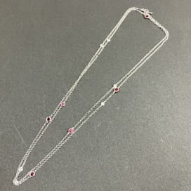 買取実績：バイザヤード スプリンクル 12Pダイヤルビー ネックレス