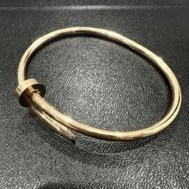買取実績：K18PG 19サイズ ジュストアンクルブレスレット B6048119
