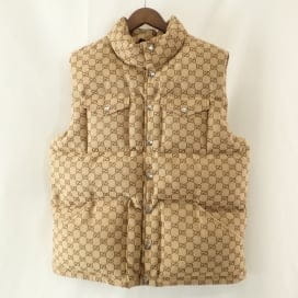 買取実績：×ノースフェイス 670768 GGダウンベスト