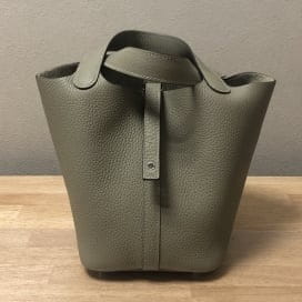 買取実績：2023年製 B刻印 セージ トリヨンクレマンス ピコタンロック18/PM シルバー金具 ※付属品完備