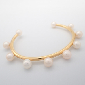 ビジュードエム 925 ゴールドプレート Dot pearl bangle 最新の買取相場ご紹介