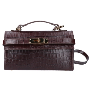 シータパランティカ ブラウン CROC EMBOSSED MINI BAG 2WAYバッグ 最新の買取相場ご紹介