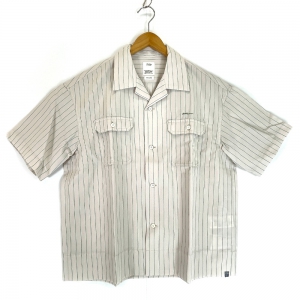 ビズビム 22SS CABAN WORK SHIRT/グレー×グリーン ストライプワークシャツ 最新の買取相場ご紹介