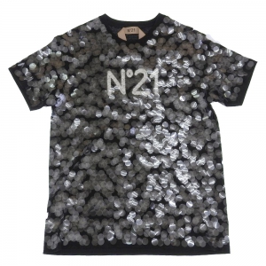 ヌメロヴェントゥーノ 23AW ブラック F0556330 スパンコール付きTシャツ 最新の買取相場ご紹介