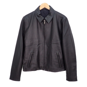 HOMME 黒 ラムレザー シングルライダース ジャケット 最新の買取相場ご紹介