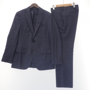 ネイビー Zeal チェック柄 シングルスーツ 最新の買取相場ご紹介