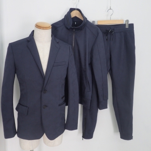 ジュンハシモト ネイビー 3LAYER TRACK JACKET、2B JACKET セットアップ 最新の買取相場ご紹介