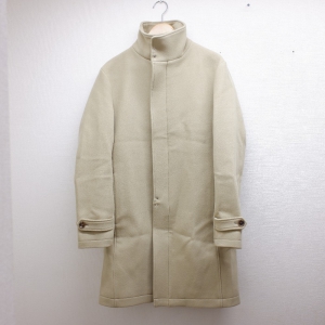 ジュンハシモト モロトフカクテル別注 18AW 1011822001 ベージュ STAND COLLAR ZIP COAT 最新の買取相場ご紹介