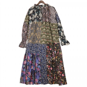 アメリ 総柄 LIBERTY PATCHWORK BLK DRESS 最新の買取相場ご紹介