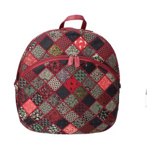 印傳屋 【江戸三紅印傳】ボルドー系 鹿革 漆塗り パッチワーク リュックサック 最新の買取相場ご紹介