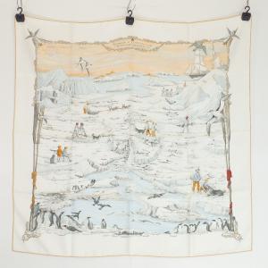 エルメス HOMMAGE A L'EXPLORATEUR SiR ERNEST SHACKLETON シャクルトンへのオマージュ カレ90 最新の買取相場ご紹介