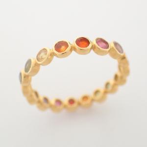 マリーエレーヌ 22K 0.57ct マルチカラー  ボリウッドリング 最新の買取相場ご紹介