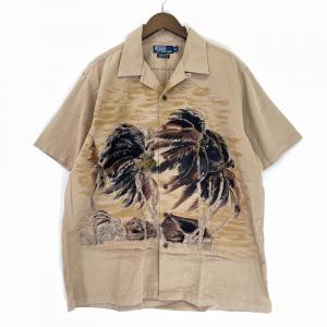 ラルフローレン ベージュ vintage camp パームツリー 半袖シャツ 最新の買取相場ご紹介