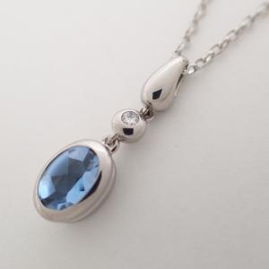 ミキモト K18WG D0.04ct 0.88ct アクアマリン ネックレス 最新の買取相場ご紹介