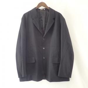 オーラリー ブラック A22AJ01CW SUPER FINE WOOL COTTON TWILL OVER JACKET 最新の買取相場ご紹介
