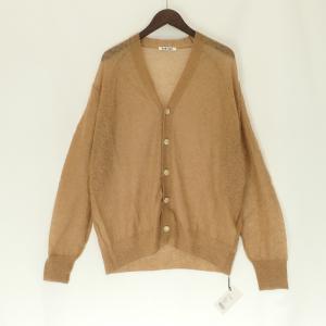 オーラリー キャメル A23SC01FG KID MOHAIR SHEER KNIT CARDIGAN 最新の買取相場ご紹介