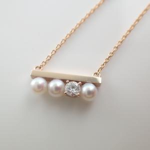 タサキ SG750 0.13ct プチバランス ダイヤ×パール ネックレス 最新の買取相場ご紹介