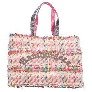 ADMJ 24WS01030 ピンク ファンシーツィード スクエアトート 36cm LINTON TWEEDS 最新の買取相場ご紹介