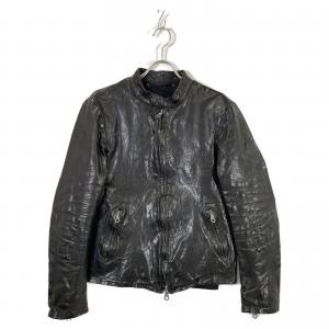 イサムカタヤマ　バックラッシュ 1254-01 ブラック イタリアンショルダー製品染め シェルカウレザー シングルライダース 最新の買取相場ご紹介