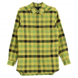 リックオウエンス　RU02C7291イエロー Work Shirt 最新の買取相場ご紹介