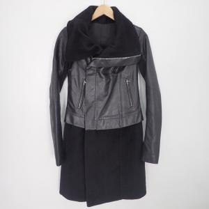 リックオウエンス　黒 2014AW レザードッキングコート 最新の買取相場ご紹介