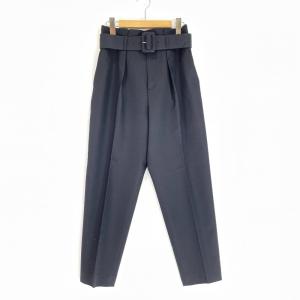 エブール ブラック ビスウールボトムスベルテッドパンツ  最新の買取相場ご紹介