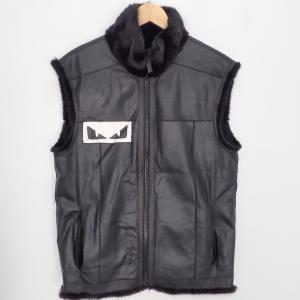 フェンディ 黒 ミンクファー×レザー リバーシブルジレ/ベスト 最新の買取相場ご紹介
