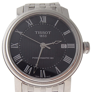 ティソ ブリッジポート パワーマティック80 自動巻き 腕時計 買取相場例です