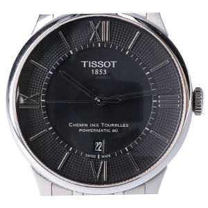 ティソ シュマン デ トゥレル シースルーバック 自動巻き腕時計 買取相場例です