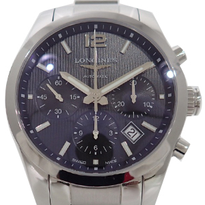 ロンジンL2.786.4コンクエストクラシック腕時計買取相場例です。