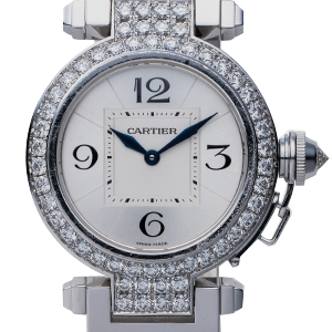 カルティエ パシャ32 2813 ダイヤモンド 腕時計 買取相場例です