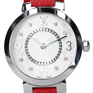 ルイヴィトン タンブール モノグラム 8Pダイヤ 腕時計 買取相場例です