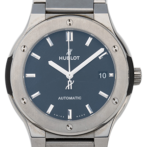 ウブロ クラシックフュージョン デイト チタニウムベルト 腕時計 買取相場例です