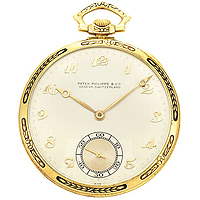 パテックフィリップK18懐中時計買取相場例です。